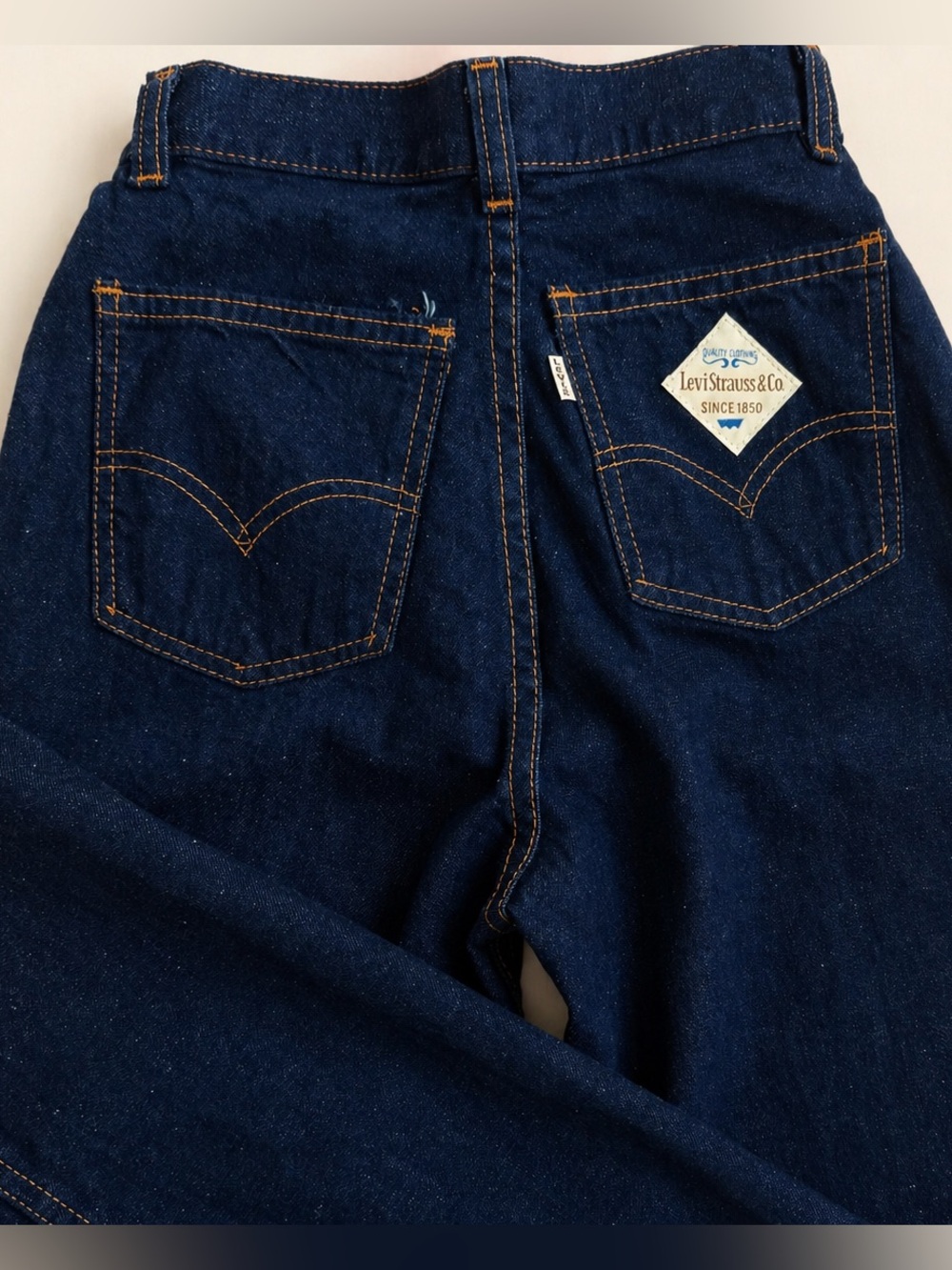Levi’s High Rise Straight Leg Jeans – Classic Dark Wash - Fits approx 22/23in